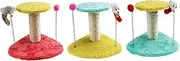 Cat Scratch Toy Triangular Climbing Frame Abs Material No Harm Furniture Protection Easy Assembly