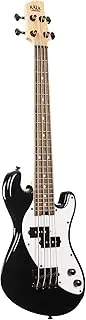 [KALA] U・Bass Ukulele Base Solid Body Series Okume Body Round Wound String Specifications UBASS-SB-BK-FS [Gig Bag Included]