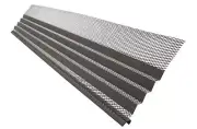 Amerimax Home Products 638010 Hoover Dam Gutter Guard, Dark Gray, 10 Count (P...