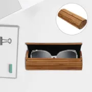 Bamboo Glasses Case Travel Miss Sunglass Hard Shell Storage Organiser