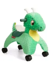 Jade the Magical Dragon with Interactive Lights and Sounds, Ride on Toy for T...