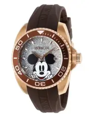 Invicta Disney Women's 38mm Limited Rose Gold Mickey Glitter Dial Watch 37894