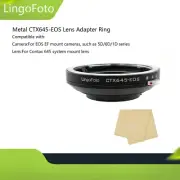 CTX645-EOS Lens Adapter Ring for Contax 645 Mount Lens for EOS EF DSLR Camera