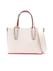 Christian Louboutin Pebbled Texture Shoulder Bag With Spike Stud Detailing