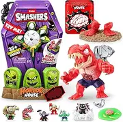 ZURU SMASHERS Mega Horror House, Dinosaur, Surprise Collectible Toy, Large (30 cm), (Dinosaur)