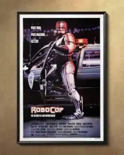 RoboCop Peter Weller 1987 Movie Poster 24"x36" Glossy Unframed 8745
