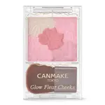 CANMAKE GLOW FLEUR CHEEKS 17 草莓牛奶芙蓉粉紅腮紅粉色光澤透明