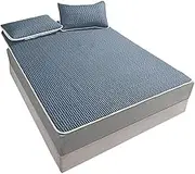 Summer Cool Bed Mat - Summer Sleeping Bed Sheet, Summer Cool Feeling Mat | Hot Sleepers Breathable Summer Bed Mat, Simple, Maximised Double Layer Summer Cooling Bed Sheet for Home, Hotel, Hostel