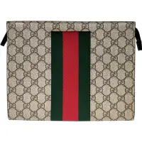 在飛比找Yahoo奇摩購物中心優惠-【GUCCI 古馳】475316 經典GG Supreme系