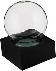 Snow Globe Kit with Wooden Base Creative Decorative Globe Making for Unique Home Decor Craft Projects Holiday Decorations and