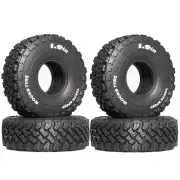 1.9" Rubber Tire Wheel Tyre for 1/10 RC Crawler SCX10 Pro Capra Traxxas TRX4 D90