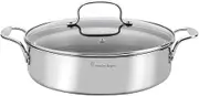 Stanley Rogers Matrix Chef's Pan with Lid, 28 cm