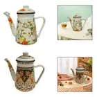 Enamel Coffee Pot Reusable Water Pitche for Kitchen Restaurant Household