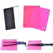 Flat Iron Travel Case Heat Resistant Silicone Mat Hair Straightener Curling Iro!