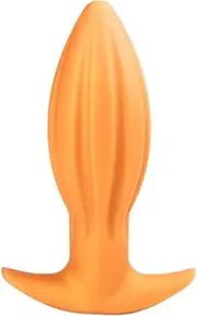 Ultral Soft Butt Plug, Flexible Liquid Silicone Anal Plug Prostate Massage G-spot Stimulator Anal Trainer Kit for Beginner Advanced Players Sex Factory (L)