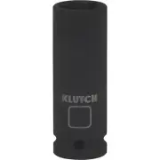 Klutch Deep Impact Socket, 11/16in., 1/2in.-Drive