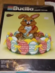 Vintage, BNIP Bucilla Easter Plastic Needlework Kit