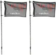 Whip It Bluetooth RGB LED Chase Light Rod Set 3 ft. Black
