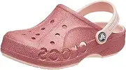 [Crocs] Unisex Kid's Baya Clog T, Pink Rose, 8 US
