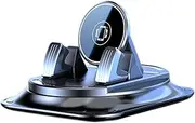 Car Central Control Phone Stand,Rotating Auto Mobile Phone Mount Stand | Anti-Fall Design Phone Holding Tool for Sedan, RV, Truck, Small Car