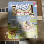 BLUEY WOODEN TEA PARTY SET 20 PIECES OPENED BOX SEE PICS FAST Shipping - Openbox