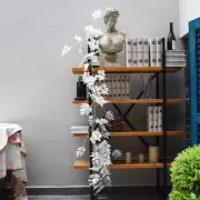 Artificial vine with white leaves long rattan for hanging home decoration