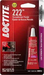 222 Low Strength Threadlocker 6 Ml, Purple