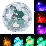 USB Power Colored LED Mobile Phone Mini Crystal Ball Disco Party Light Lamp Bulb