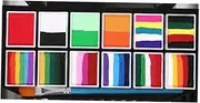 Face Paint Palette Water-soluble Body Art Cosmetics for Party Festival Cosplay Adults Face Makeup Paint