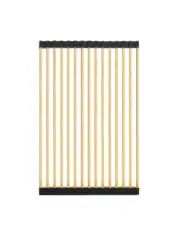 Meir Lavello Brushed Bronze Gold Stainless Steel rolling mat protector
