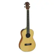 Tiki '6 Series' Spruce Solid Top Baritone Ukulele with Hard Case (Natural Satin)