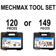 MECHMAX Socket Set 1/2 , 3/8 and 1/4 Inch Drive SAE & Metric