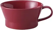 TAMAKI Hinata T-942024 Hinata Soup Cup, 11.8 fl oz (350 ml), Microwave Safe, Household Dishwasher Safe, Red