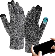 [Generic] Winter Cycling Gloves | Touchscreen Thermal Winter Gloves for Women | Elastic Sport Warm and Windproof Winter Gloves for Gardening, Skiing, Driving