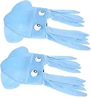 GANAZONO 2pcs Quirky Octopus Hat for Men and Women Unique Sea Animal Headgear for Travel Halloween Birthdays and Parties Lightweight and Portable Costume Accessory