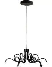 [Oriel Lighting] Noodle Tricolour LED Pendant Light 70cm in Black
