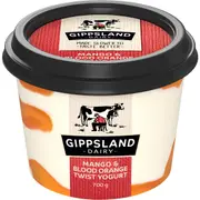 Gippsland Dairy Twist Yoghurt Mango & Blood Orange 700g