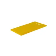 Chef Inox 25x40x1.3 cm Handy Colour Coded Cutting Board With Handle-Yellow
