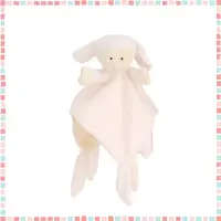 在飛比找momo購物網優惠-【Baby童衣】任選 動物造型安撫巾 86013(小羊)