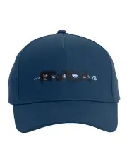 [RVCA] Suds Pinched Snapback in Dark Denim