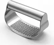 Garlic Press,Household Manual Garlic Mincer Device Kitchen Garlic Chopper Press Rocker,Garlic Press Stainless Steel Crusher Chopper Mincer,Easy Operate and Clean Kitchen Tools