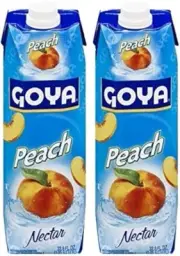 PACK OF 2 GOYA Peach Nectar *33 OZ* | Nectar de Mangó (Mango) 2 PACK