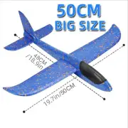 50CM Big Foam Plane Glider Hand Throw Airplane Light Inertial EPP Bubble Planes