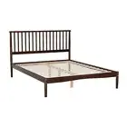 Elegant Walnut Double Bed Frame