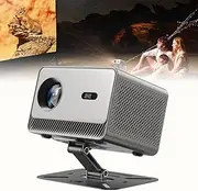 4k Smart Projector, 200 Inch Huge Screenat 4 Meters with WiFi and Bluetooth, Auto Focus & Keystone Projector, Support Usb2.0 and Hard Disk, 300ansi Outdoor Projector