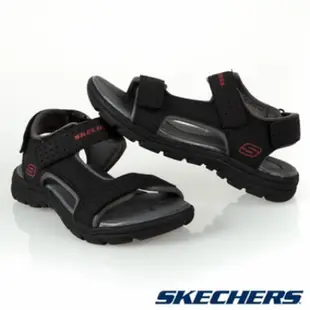 SKECHERS 男童涼拖鞋系列 SUPREME-92223LBLK 黑色
