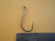 50 OCTOPUS FISHING HOOKS, BEAK STYLE, SIZE #4/0 BLACK NICKEL, CARBON STEEL