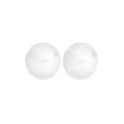 9ct Gold, Cultured Fresh Water Pearl Stud Earrings in White