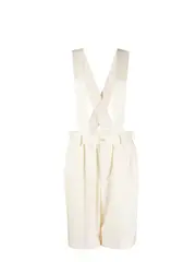 [COMME des GARCONS GIRL] 羊毛華達呢吊帶短褲