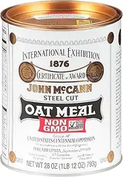 McCann's Mccann'S Steel Cut Irish Oatmeal, 28-Ounce Tins (Pack of 4)